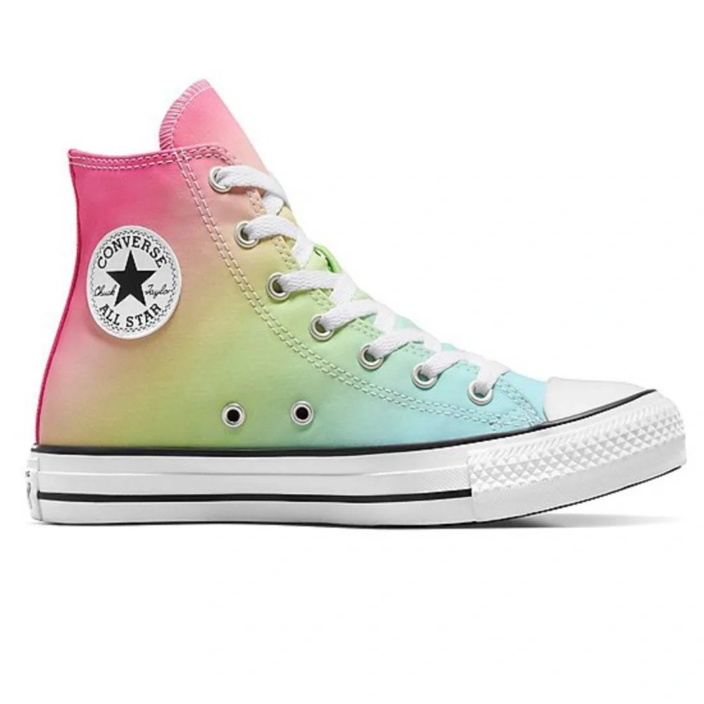 Converse All Star Kids Chuck Taylor Bright Ombré Sneakers Size 6 NEW